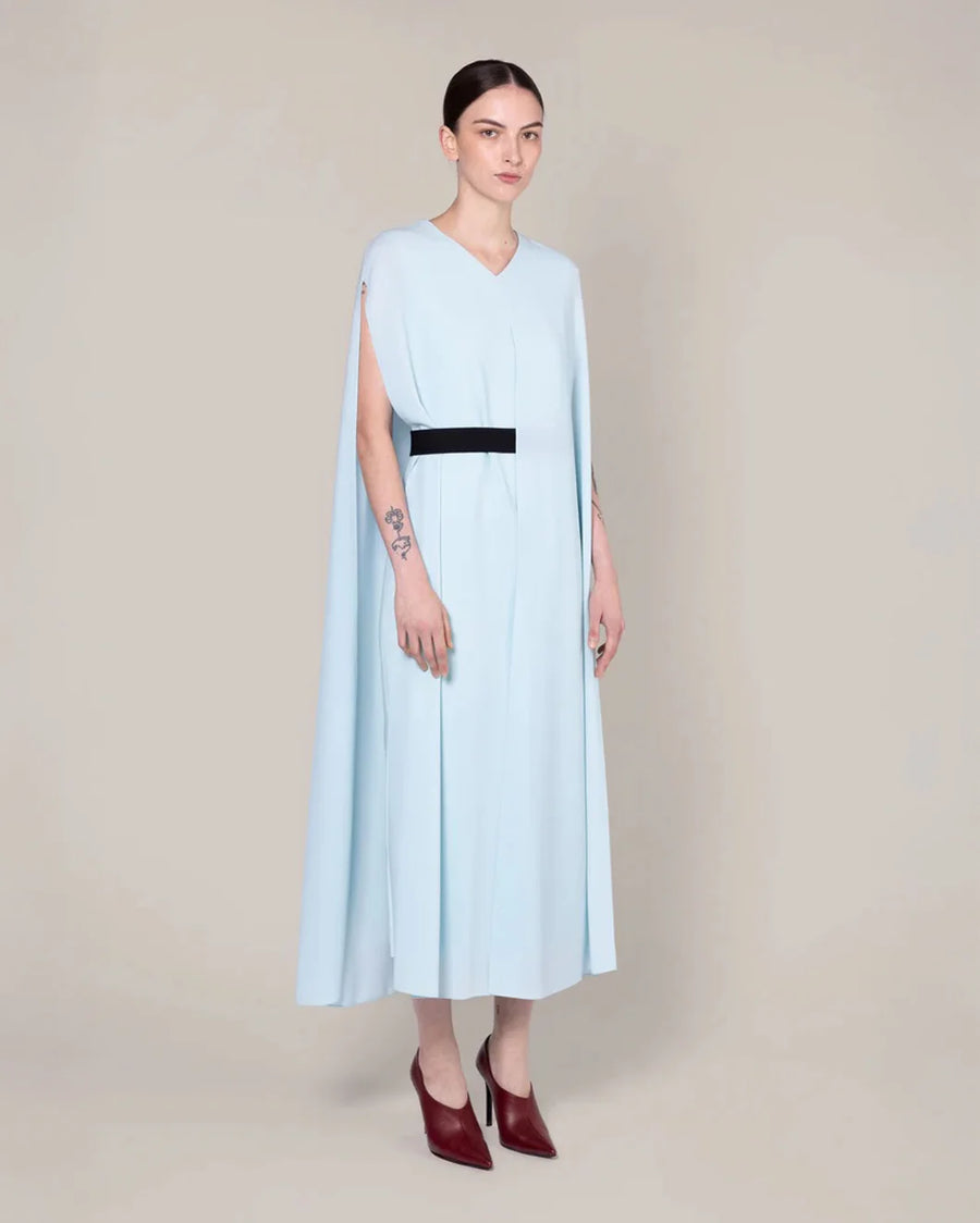 ROKSANDA Fyera Dress light blue on figure side