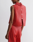 RACHEL COMEY Wray Top red on figure back