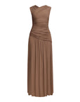 acler Atterly Maxi Dress sepia brown