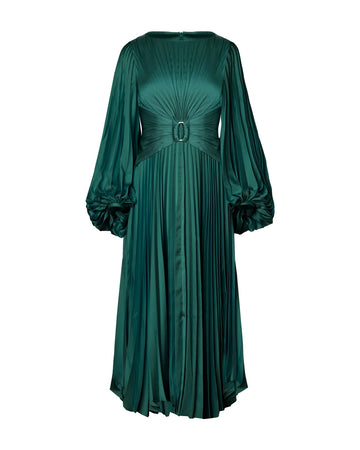 acler Norseman Midi Dress green