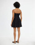 acler Rossgreen Mini Dress black on figure back