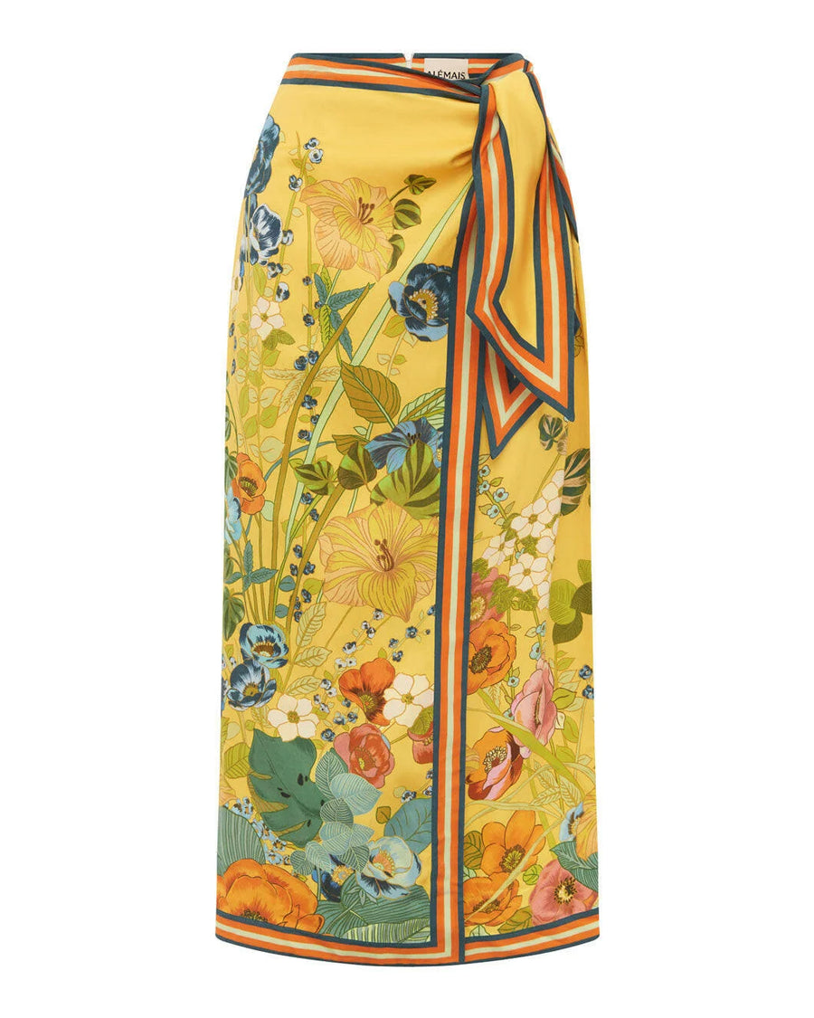 alemais Cresida Sarong Skirt yellow