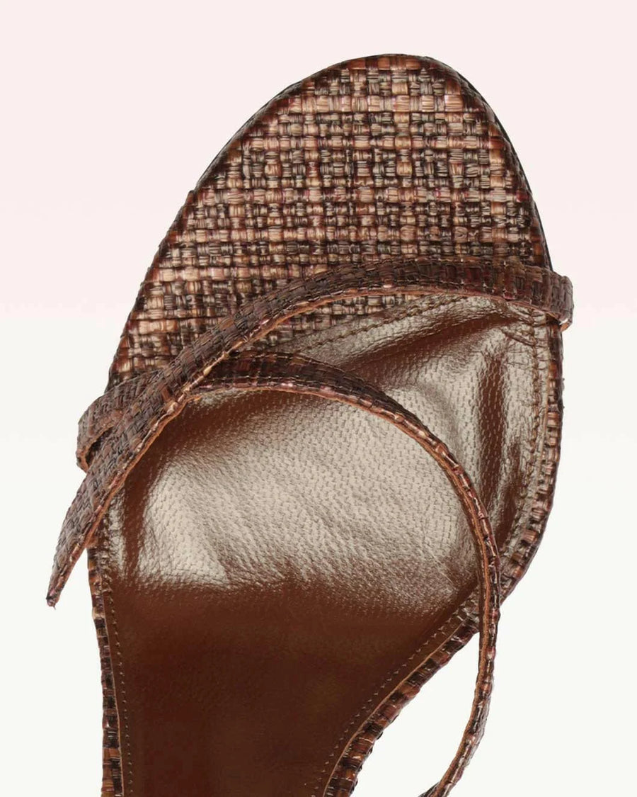 alexandre birman tita bell 55 brown sandal isolated detail