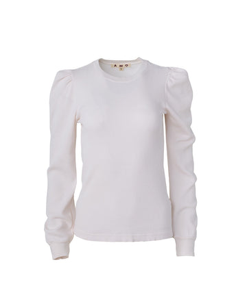 amo girly thermal white  front