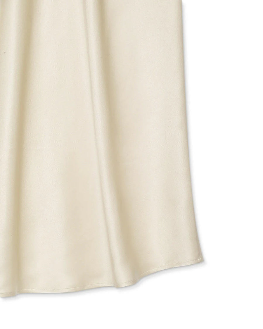 Bar Silk Skirt Sand