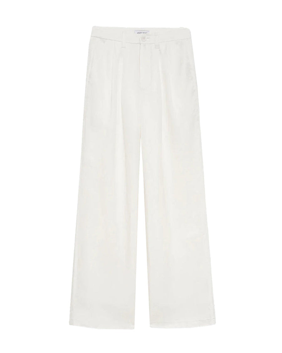 anine bing carrie pant white front