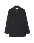 anine bing kaia blazer black