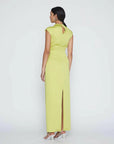 anna quan estella dress yellow back