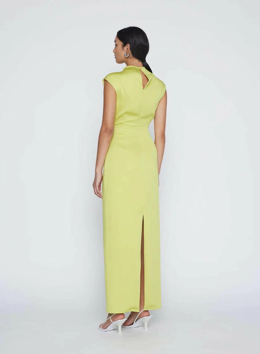 anna quan estella dress yellow back