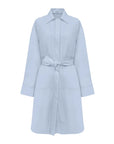 ANOTHER TOMORROW Shirt Dress light blue