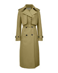 another tomorrow Convertible Trench olive and black