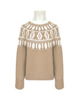 arch4 whistler sweater beige and ivory