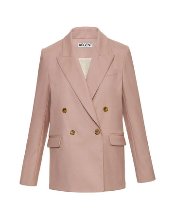 Blazer con solapa de pico