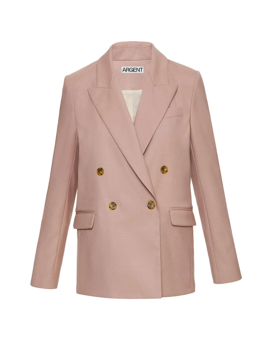 Blazer con solapa de pico