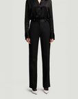 argent Tuxedo Trouser black on figure front