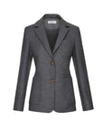 argent Weekend Blazer Grey Melange