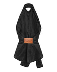 awake mode Deconstructed Shirt Halter Neck black back