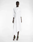 awake mode Knotted Jersey Dress white front