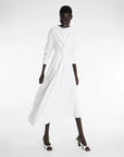 awake mode Knotted Jersey Dress white side motion