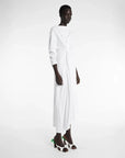 awake mode Knotted Jersey Dress white side