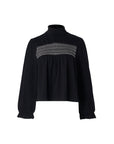 batsheva frankie blouse black front