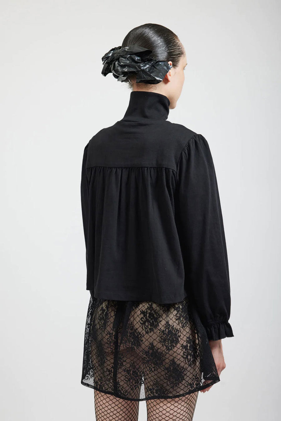 batsheva frankie blouse black