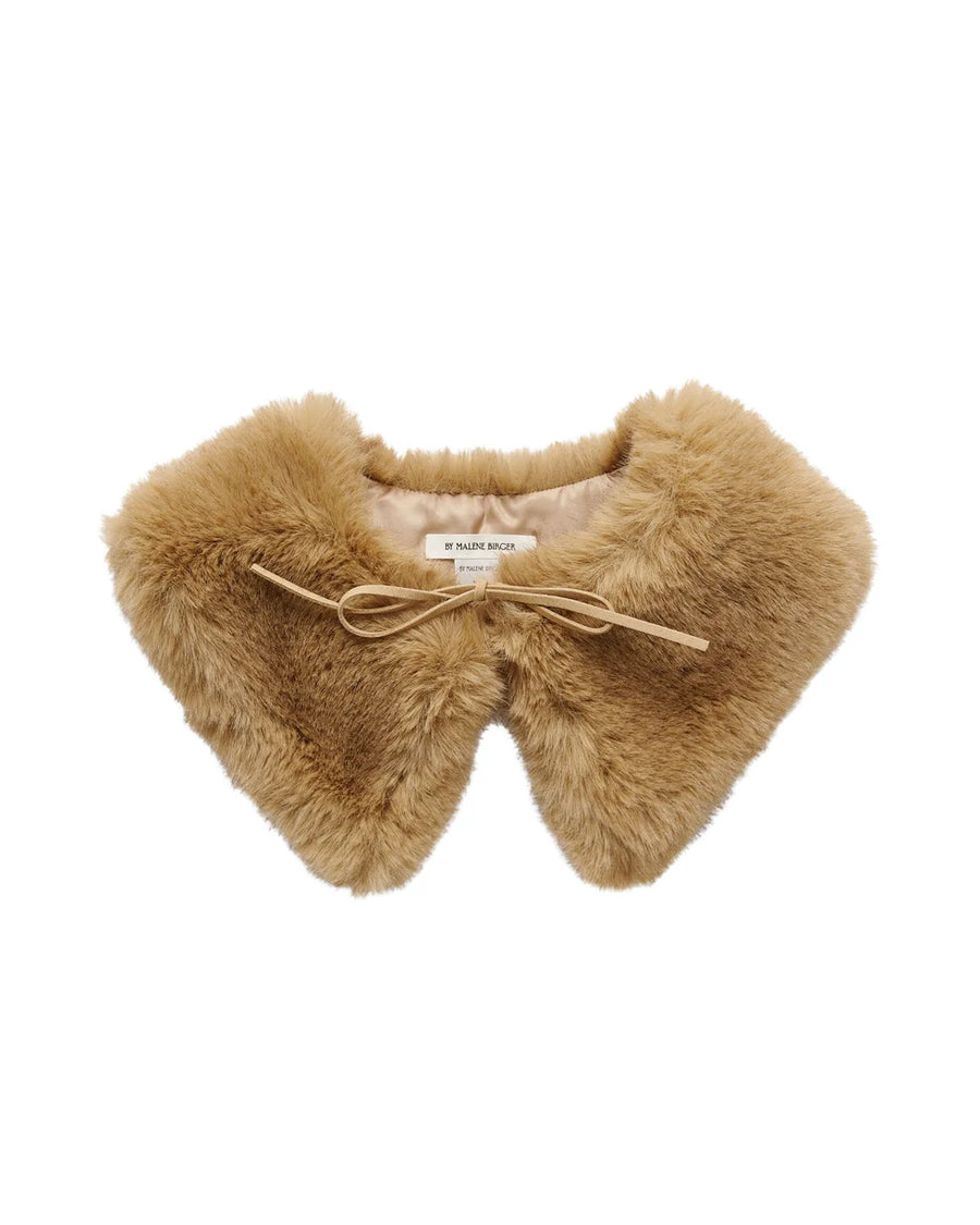 by malene birger Cowie faux fur collar tanin