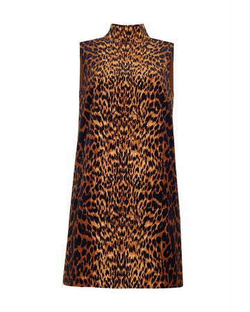 cara cara tay dress natural animal print