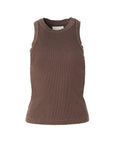 citizens of humanity isabel rib tank brown front