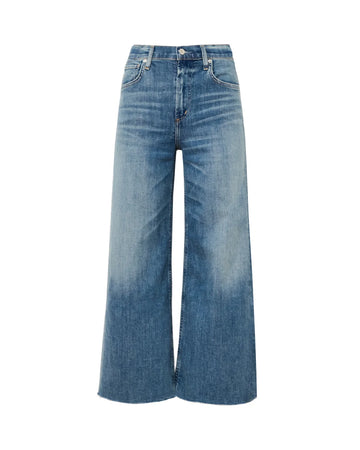 citizens of humanity Lyra Wide Leg Crop medium denim