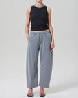 citizens of humanity miro sweatpants hematite on figure front