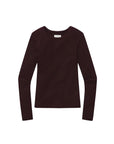 citizens of humanity bina crew neck burgundy