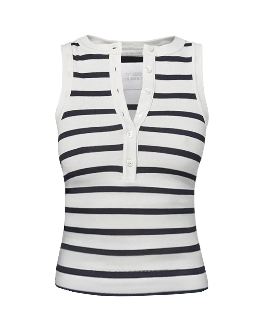 citizens of humanity caralyn tank azure stripe