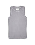 citizens of humanity isabel rib tank cyclone grey isolated