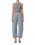 citizens of humanity miro sweatpants hematite on figure front