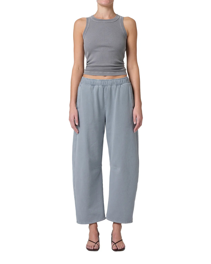 citizens of humanity miro sweatpants hematite on figure front