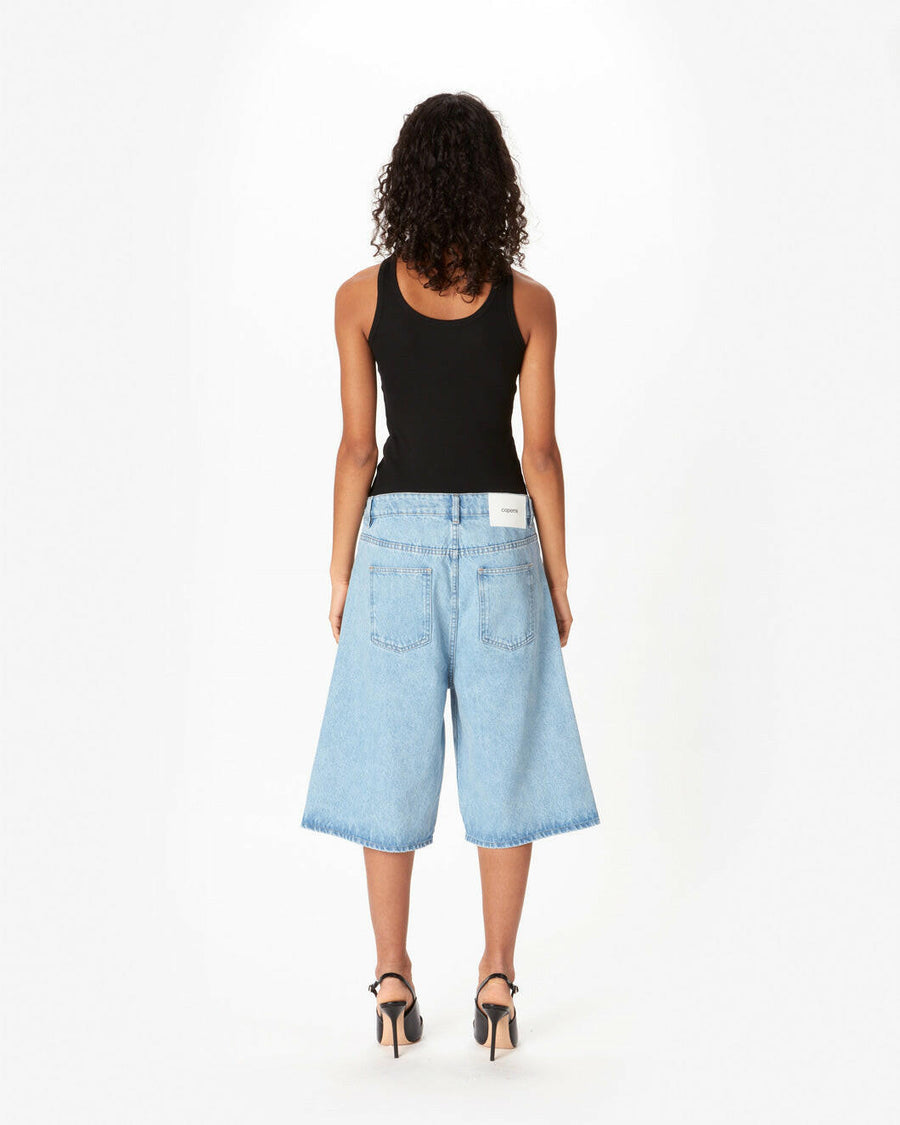 coperni Bermuda Denim Pants on figure front