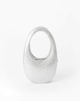 coperni Glitter Mini Swipe Bag silver