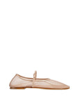 dear frances Balla Mesh Strap ballet flat nude