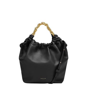 demellier Small Miami Smooth Leather Black bag