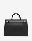 demellier midi montreal black smooth leather6