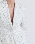 derek lam crosby irina jacket white multi figure detail