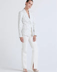 derek lam crosby irina jacket white multi figure front