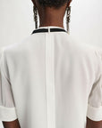 dorothee schumacher pleated beauty blouse white on figure back