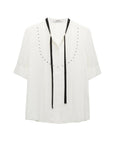 dorothee schumacher pleated beauty blouse white