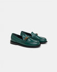 dorothee schumacher Signature Shine Loafer pine green pair