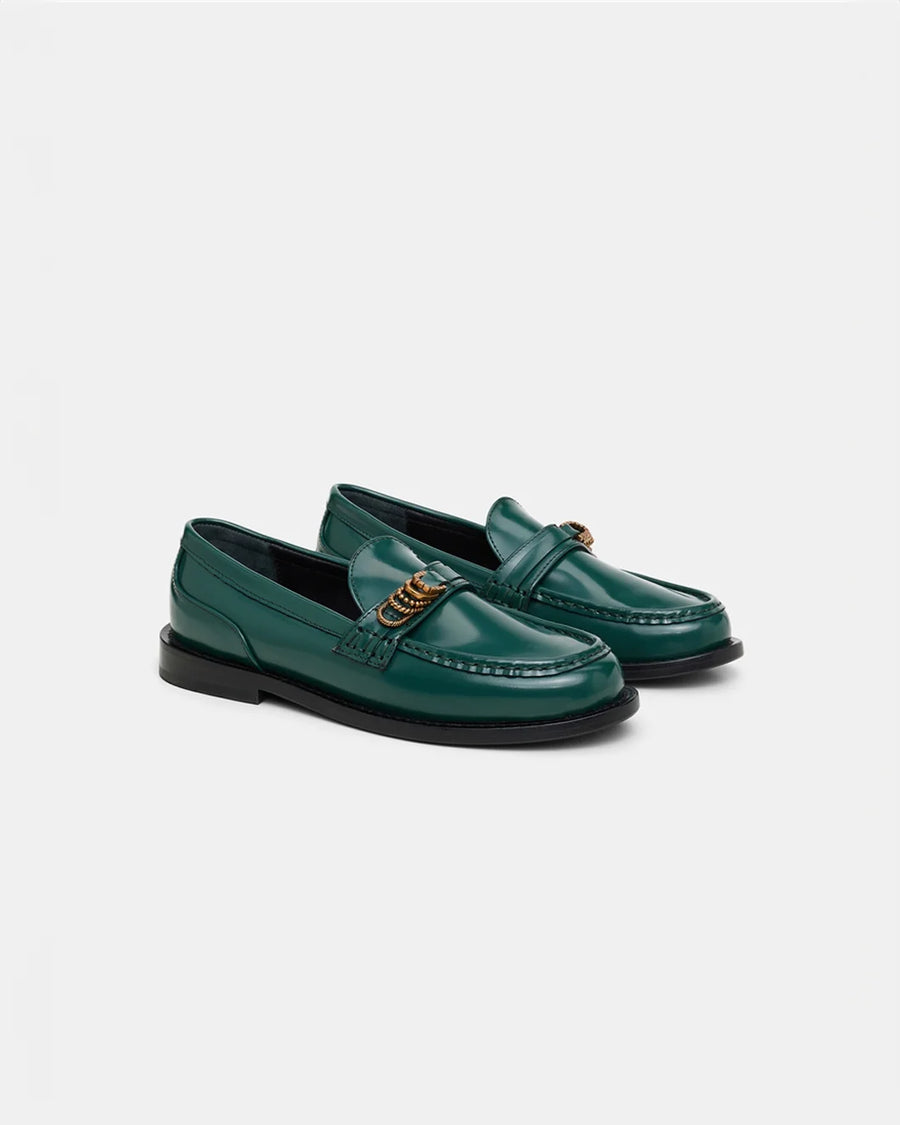 dorothee schumacher Signature Shine Loafer pine green pair