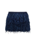 dorothee schumacher feathery volume skirt navy blue