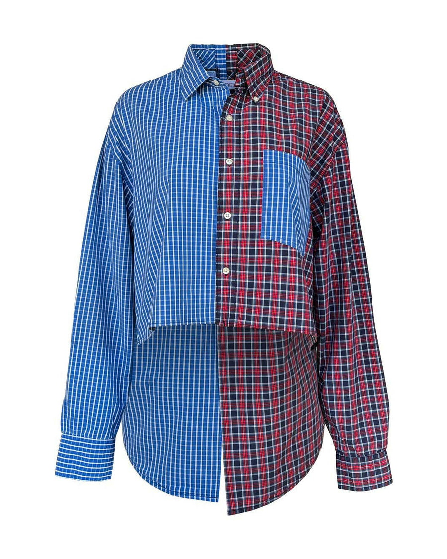 elv denim cindy shirt plaid