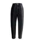 elv denim pintuck jean black